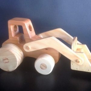 Wooden tractor